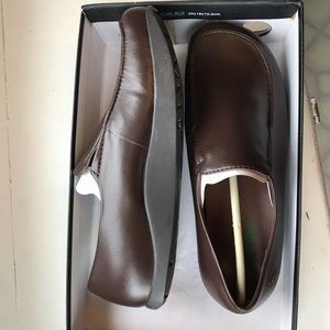 Earth Kalso Sz 7 Charisma Brown Slip on Loafer